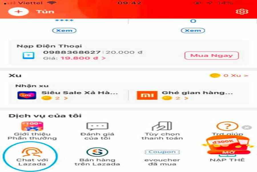 4 cách liên hệ tổng đài Lazada Chat miễn phí với Lazada Dịch Vụ Sửa