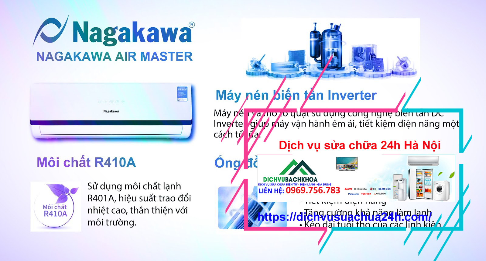 Bảo Hành Điều Hòa Nagakawa Quận Hoàn Kiếm