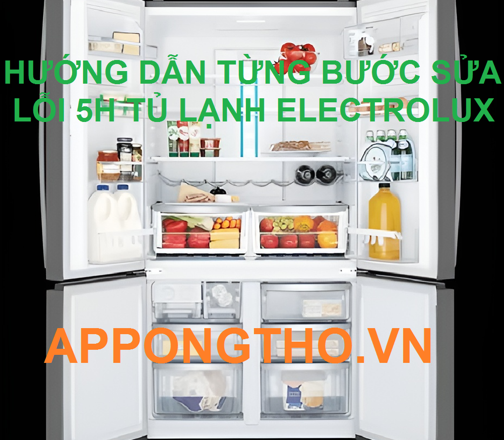 Có yếu tố nào dẫn đến lỗi 5H trên tủ lạnh Electrolux?