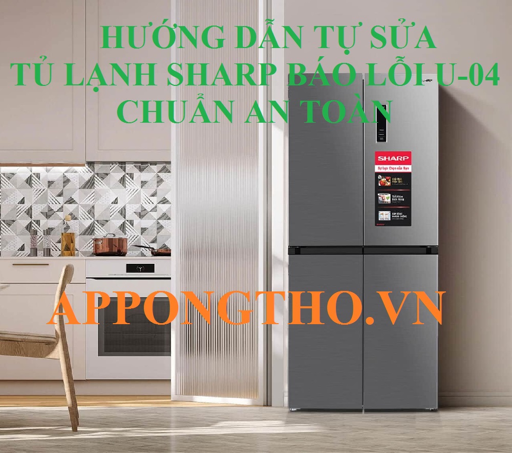 Làm sao khắc phục lỗi U04 tủ lạnh Sharp?